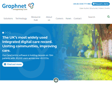 Tablet Screenshot of graphnethealth.com